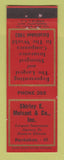 Matchbook Cover - Shirley Moisant Insurance Kankakee IL