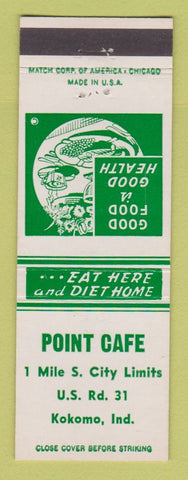 Matchbook Cover - Point Cafe Kokomo IN