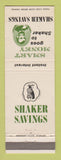 Matchbook Cover - Shaker Savings Bank Abraham Lincoln Cleveland OH