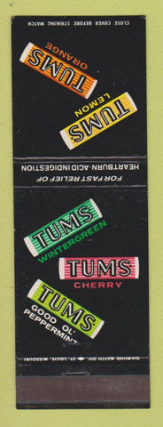 Matchbook Cover - Tums Antacid