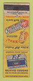 Matchbook Cover - F&F Cough Drops Sherbits WORN