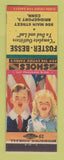 Matchbook Cover - Foster Besse Men's Clothes Bridgeport CT