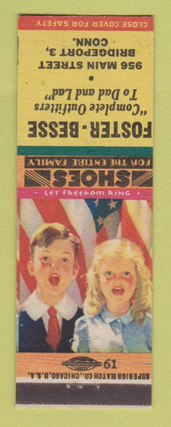 Matchbook Cover - Foster Besse Men's Clothes Bridgeport CT