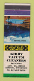 Matchbook Cover - Kirby Vacuum Cleaners Kenosha WI