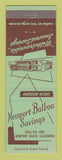 Matchbook Cover - Newport Balboa Savings Newport Beach CA