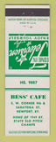 Matchbook Cover - Bess' Cafe Newport KY