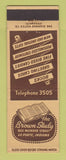Matchbook Cover - Brown Study Book Store La Porte IN