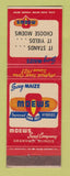 Matchbook Cover - Moews Corn Seed Granville IL