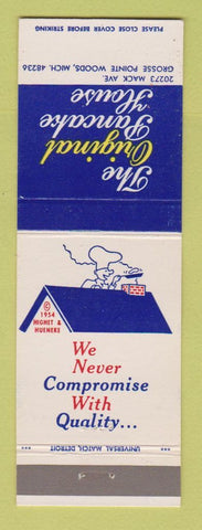 Matchbook Cover - Original Pancake House Grosse Pointe Woods MI