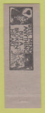 Matchbook Cover - Ridler Tank Welding Company Cleveland OH