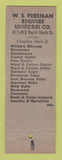 Matchbook Cover - Esquire Uniform WS Freeman St Louis MO Army Navy