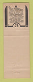 Matchbook Cover - Hancher's Fishing Bait Columbus IN