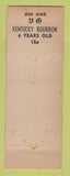Matchbook Cover - Boston Grill Tap Chicago? Whiskey
