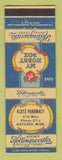 Matchbook Cover - Hollingsworth's Candy Klotz Drug Natchez MS
