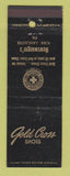 Matchbook Cover - Gold Cross Shoes Newswanger's York Lancaster PA