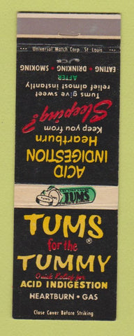 Matchbook Cover - Tums Antacid for Tummy Nature's Remedy Laxatives