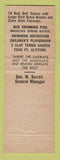 Matchbook Cover - Ingleside Hotel Motel Staunton VA