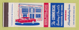 Matchbook Cover - Commercial Banking and Trust Company Parkersburg VA