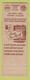 Matchbook Cover - Wilshire Federal Savings Los Angeles CA bank