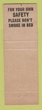 Matchbook Cover - Fowler Hotel Lafaytte IN Blue Blazer Cocktail Lounge