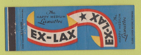 Matchbook Cover - Ex Lax Laxative