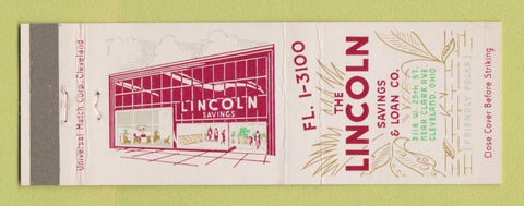 Matchbook Cover - Lincoln Savings and Loan Cleveland OH