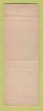 Matchbook Cover - DH Fields Shamrock oil gas Denver Colorado
