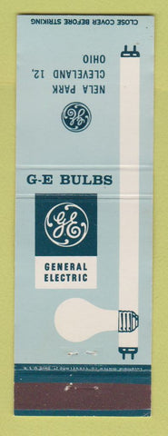Matchbook Cover - GE General Electric Light Bulbs Nela Park Cleveland OH WEAR