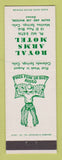 Matchbook Cover - Royal Arms Motel Manitou Springs Colorado Pikes Peak Rodeo
