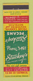 Matchbook Cover - Stukey's Pecan Candy Eastman GA Stores