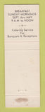 Matchbook Cover - Friendship Hook and Ladder Boyertown PA
