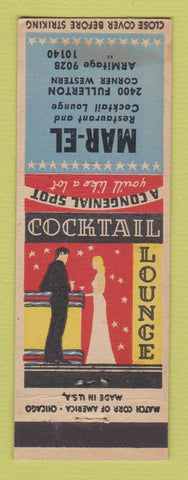 Matchbook Cover - Mar El Restaurant Chicago IL WEAR