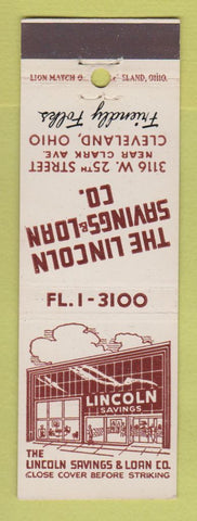 Matchbook Cover - Lincoln Savings and Loan Cleveland OH