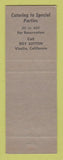 Matchbook Cover - Visalia Moose Orchid Room CA
