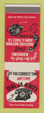Matchbook Cover - Hartford National Bank and Trust CT telephone