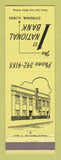 Matchbook Cover - 1st National Bank Effingham IL