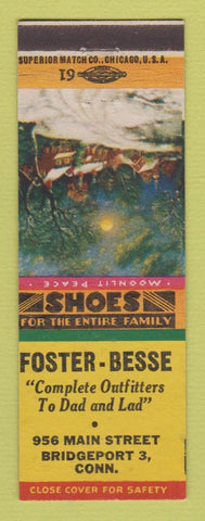 Matchbook Cover - Foster Besse Men's Clothes Bridgeport CT