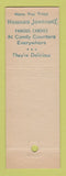 Matchbook Cover - Howard Johnson's Restaurants Ice Cream Shops