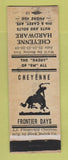 Matchbook Cover - Cheyenne Hardware WY Frontier Days WORN