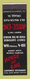 Matchbook Cover - House of Eng Chinese Restaurant Chicago IL Harry Eng