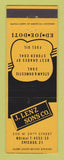 Matchbook Cover - J Lenz Sons Coal Chicago IL