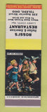Matchbook Cover - Rossi's Italian Restaurant Toledo OH Larry Conti