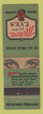 Matchbook Cover - Murine Eye Drops Cleaners