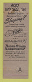 Matchbook Cover - Tums Antacid Ringneck Pheasant