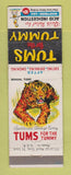 Matchbook Cover - Tums Antacid Bengal Tiger