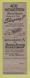 Matchbook Cover - Tums Antacid Bengal Tiger