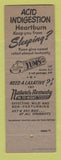 Matchbook Cover - Tums Antacid Black Panther