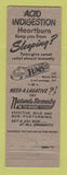 Matchbook Cover - Tums Antacid African Leopard