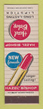 Matchbook Cover - Hazel Bishop Lipstick DD Bean