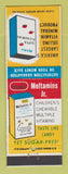 Matchbook Cover - Rexall Drug Stores Plenamins Vitamins Meltamins